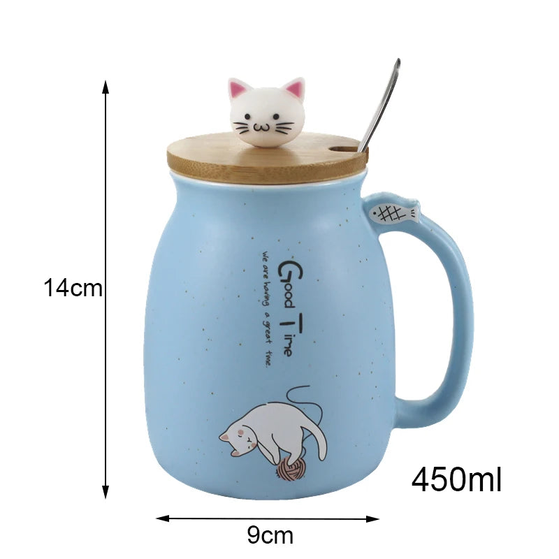 kitten coffee ceramic mugs