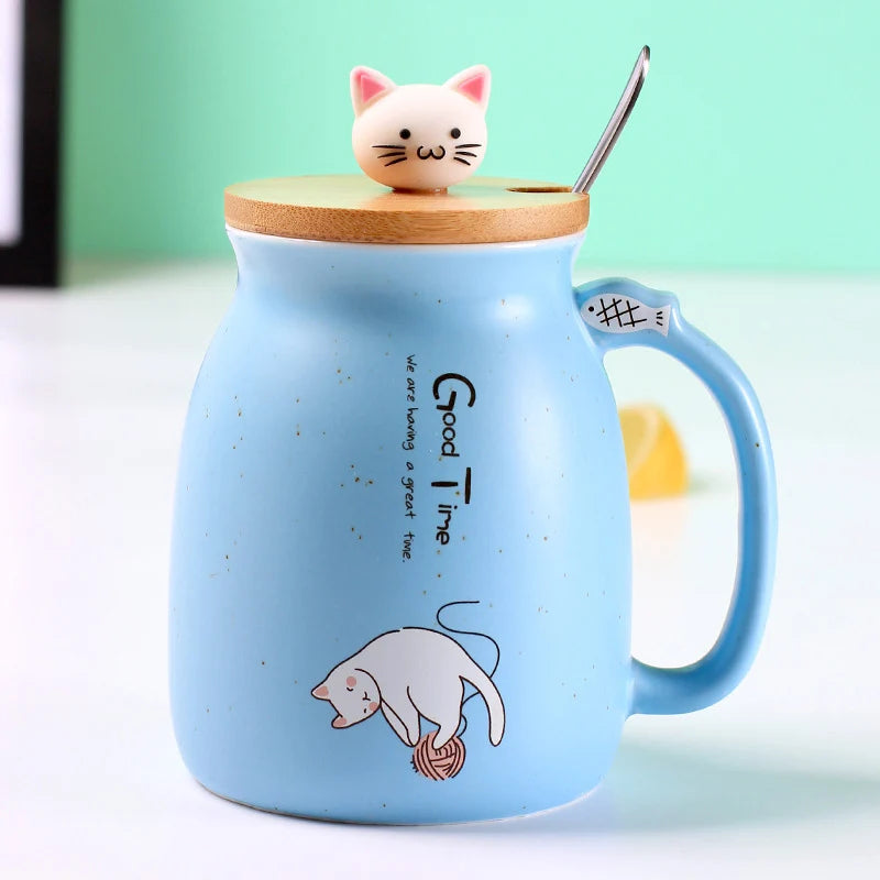 kitten coffee ceramic mugs