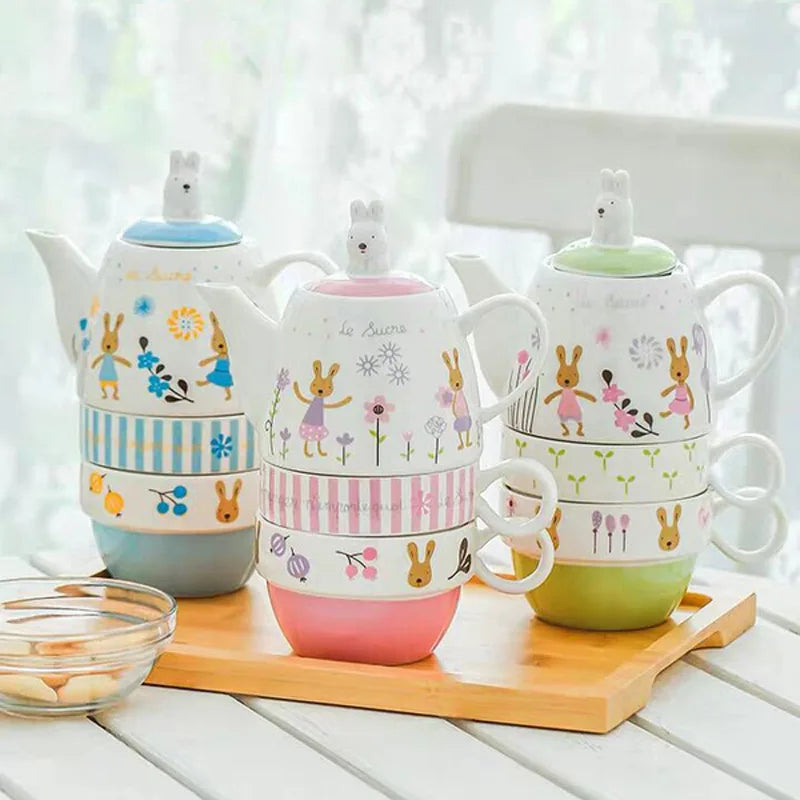 Rabbit Tea Set