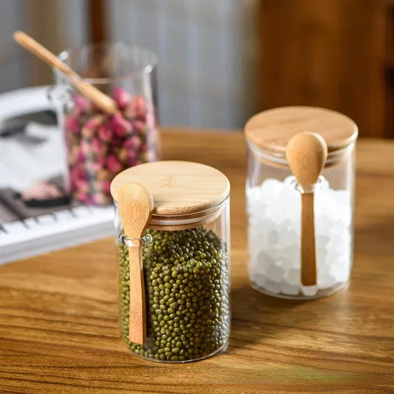 Bamboo Storage Jar