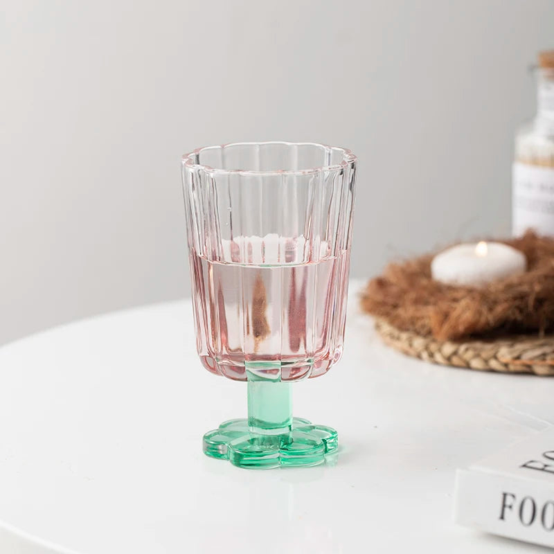 Flower Glass Cup