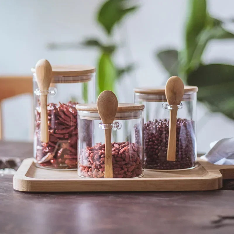 Bamboo Storage Jar