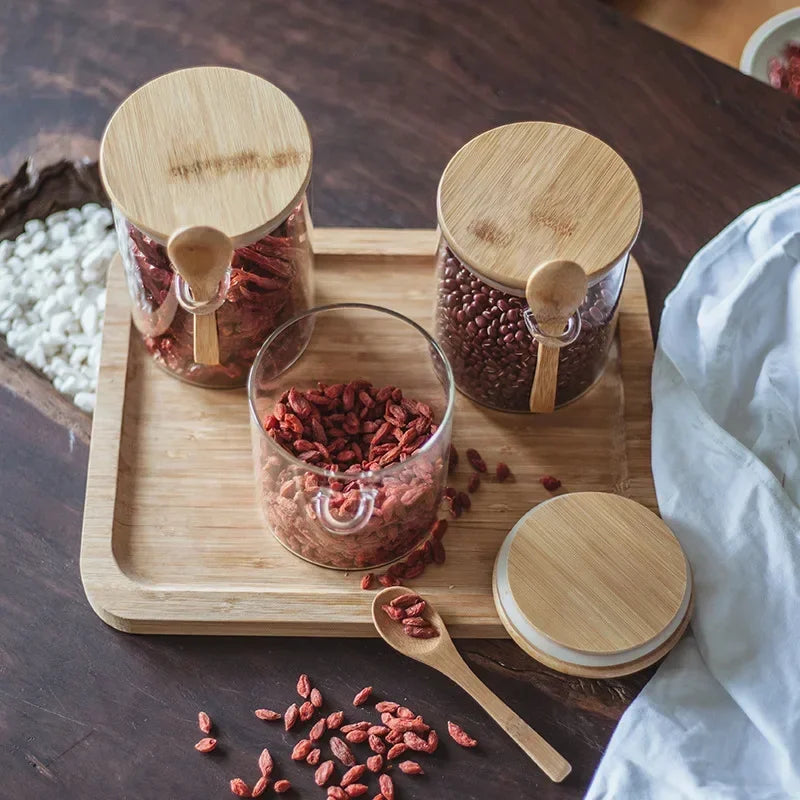 Bamboo Storage Jar