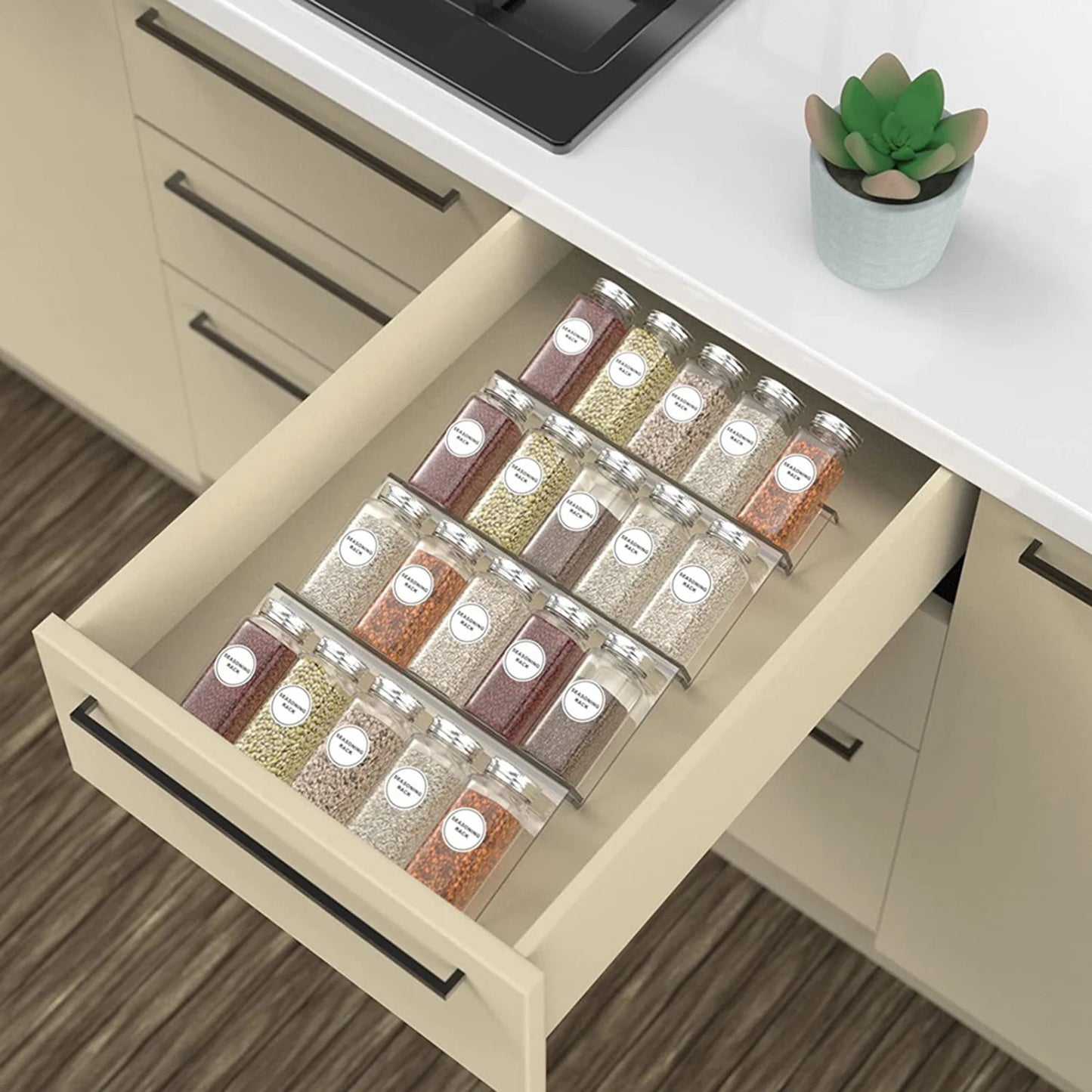 Acrylic Drawer Spice Rack