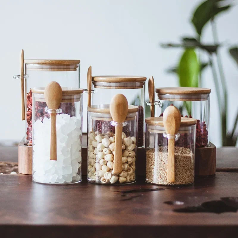 Bamboo Storage Jar