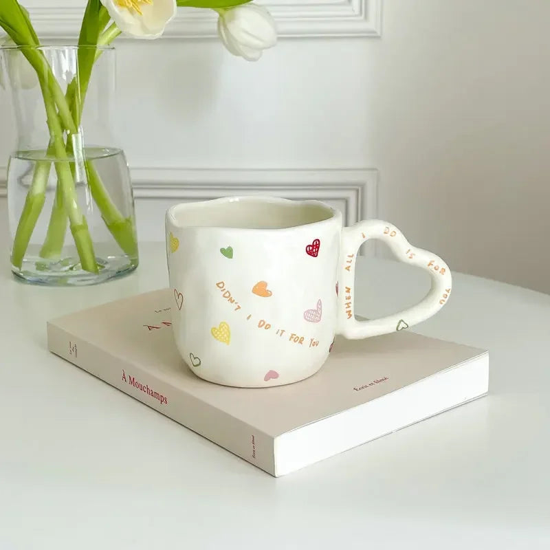 Floral Ceramic Coffee Mug