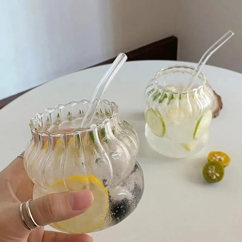 Curvy Glass Cup