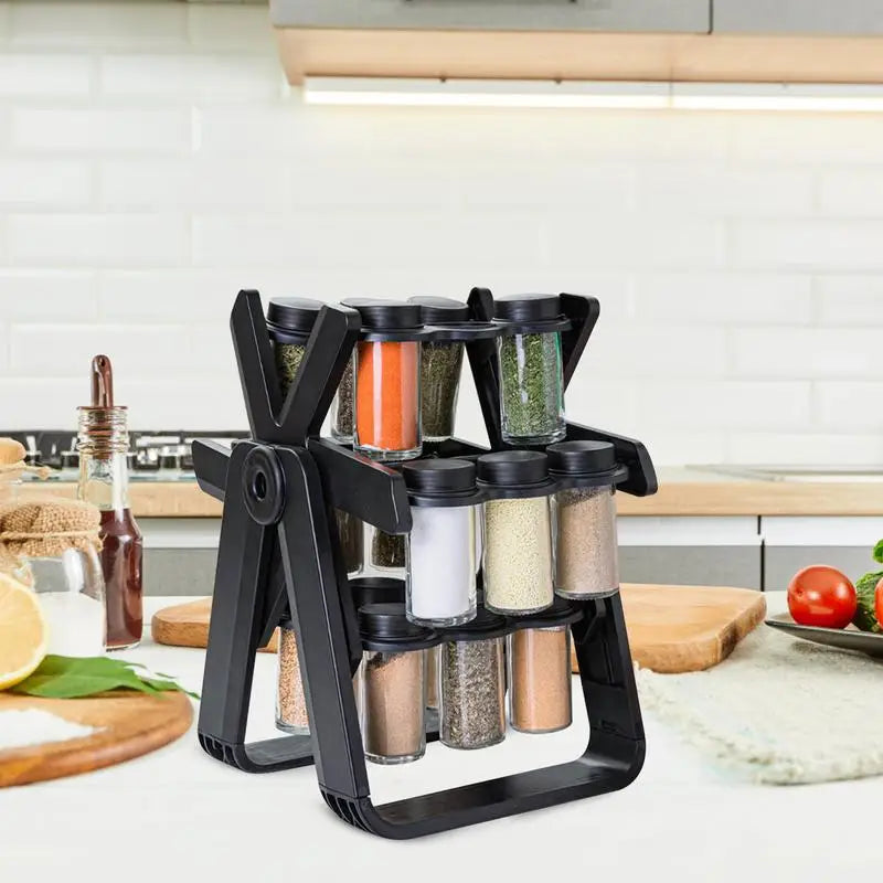 Rotating Spice Rack Organizer