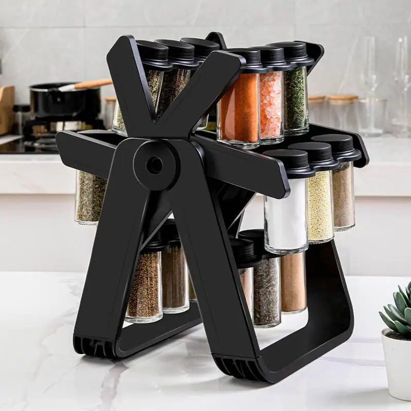 Rotating Spice Rack Organizer Kitty Kitchy