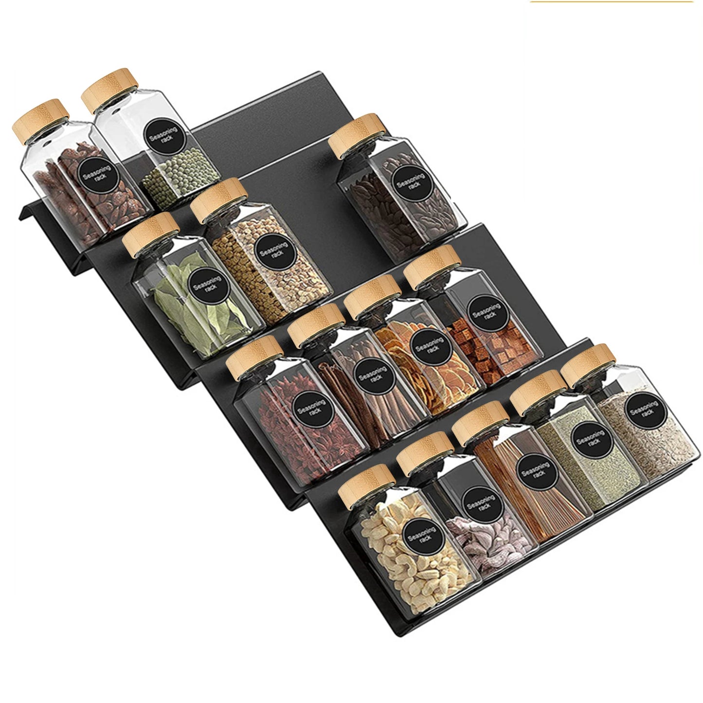 Expandable Spice Drawer Storage Rack