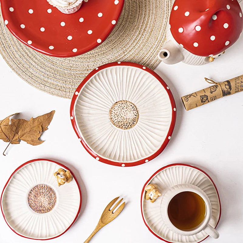 Mushroom Tea Set