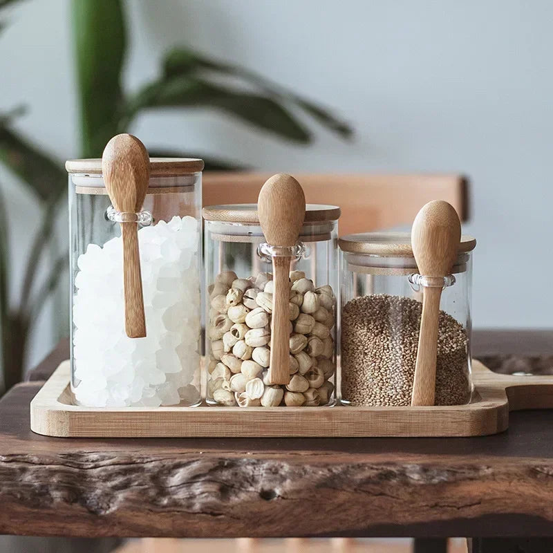 Bamboo Storage Jar