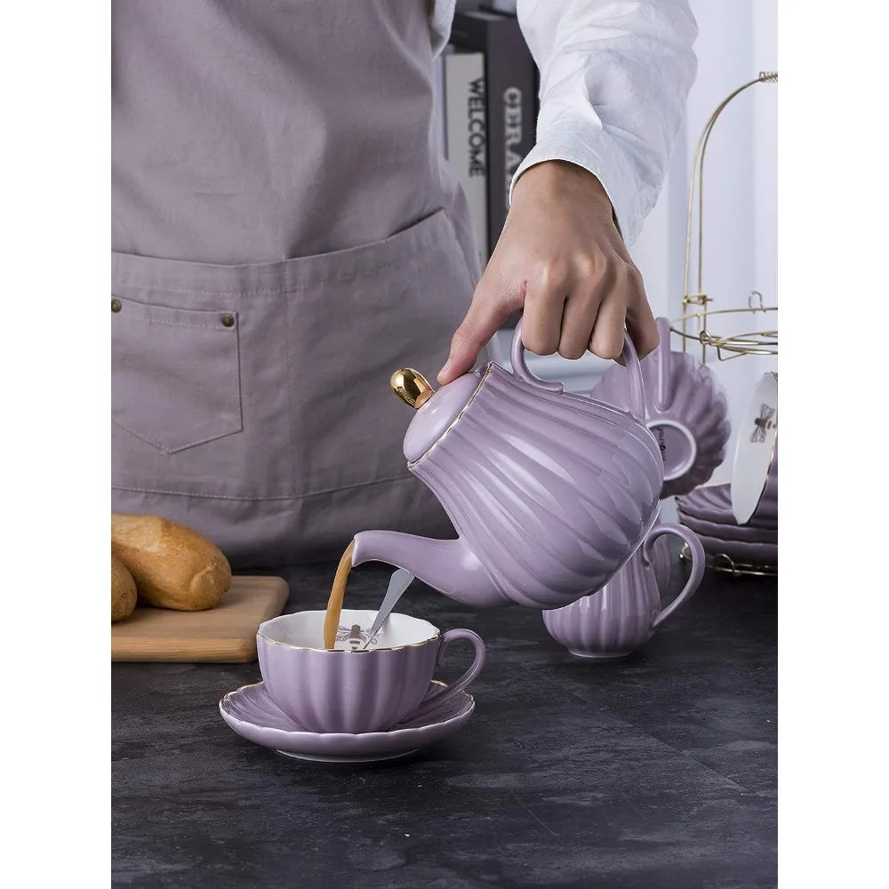 CurveCraze Coffee & Tea Set (17 pcs)