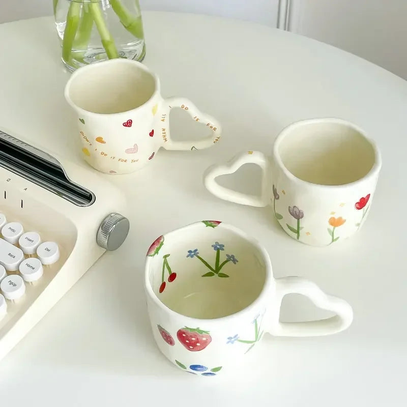 Floral Ceramic Coffee Mug