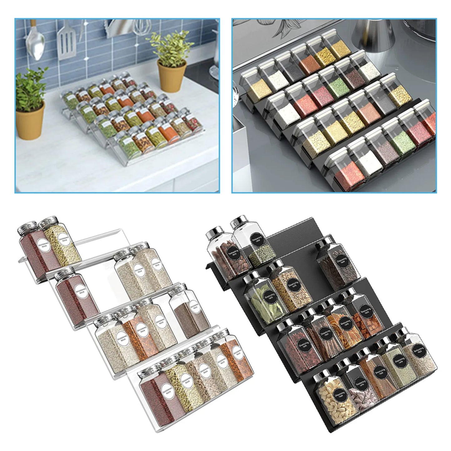 Acrylic Drawer Spice Rack