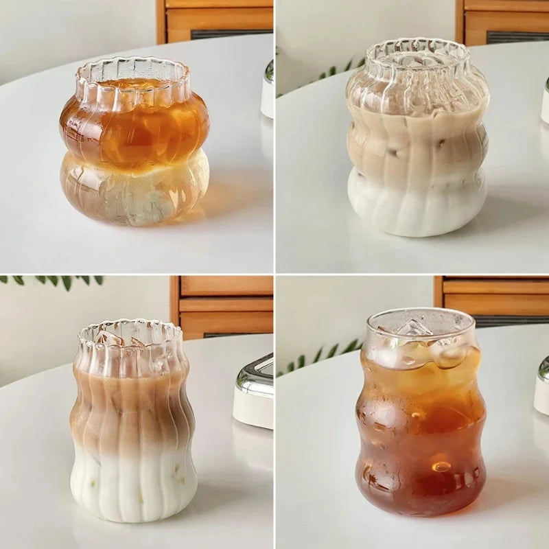 Curvy Glass Cup