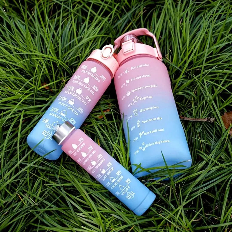 Gradient Water Bottles Set