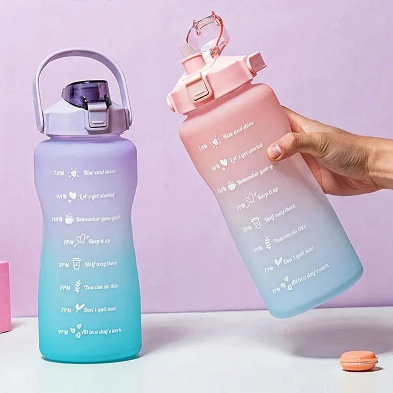 Gradient Water Bottles Set